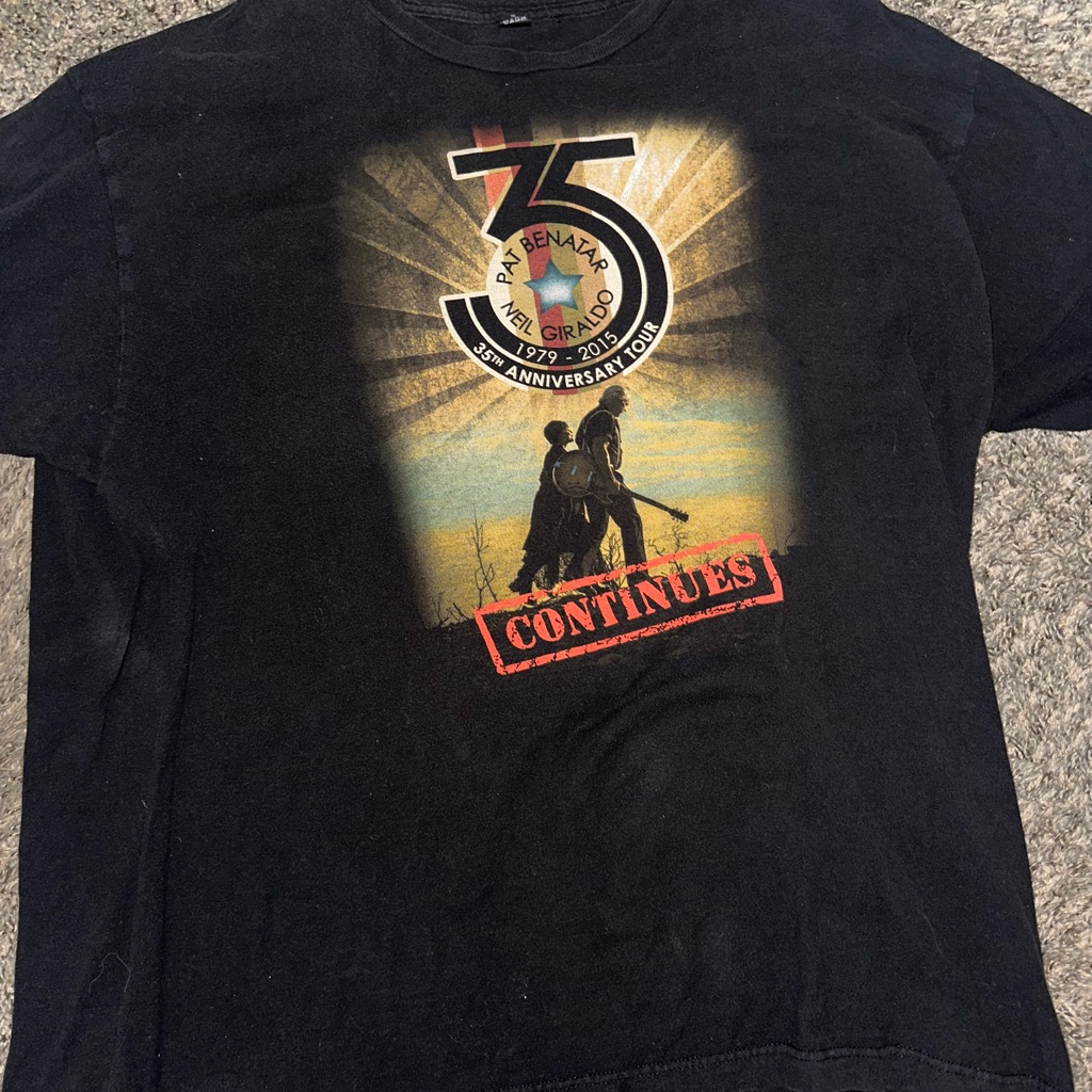 Black 35th Anniversary Tour TShirt Black 35th Anniversary Tour TShirt